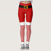 Kerstmis kerstmis met kersttijd leggings (Voorkant)
