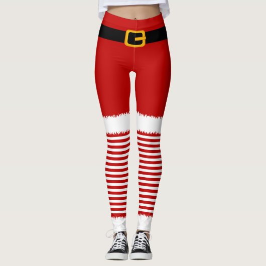Kerstmis kerstmis met kersttijd leggings (Voorkant)