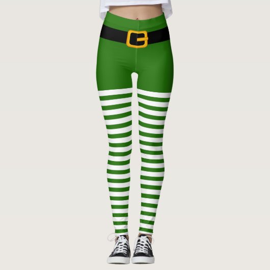 Kerstmis kerstmis met kersttijd leggings (Voorkant)
