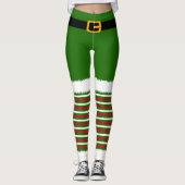 Kerstmis kerstmis met kersttijd leggings (Voorkant)