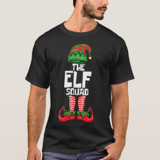 Kerstmis: kerstmis op Elf Squad T-shirt