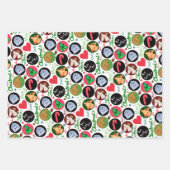 Kerstmis, kerstmis, paarden, Boerderijen Inpakpapier Vel (Voorkant 2)