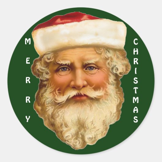 Kerstmis Kerstmis Seizoen Ronde Sticker (Voorkant)