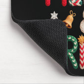 Kerstmis Kerstmuts Santa Muts Haken Breien Muismat (Hoek)