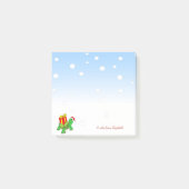 Kerstmis, kerstschildpad, Cadeau-gepersonaliseerd Post-it® Notes (Voorkant)