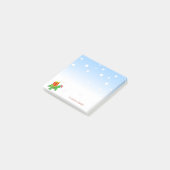 Kerstmis, kerstschildpad, Cadeau-gepersonaliseerd Post-it® Notes (Schuin)