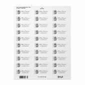 Kerstmis Kerstvakantie Retouradres Etiket (Full Sheet)