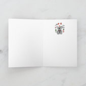 Kerstmis Kerstverpleegster Knuffel Teddybeer Kaart (Binnen)