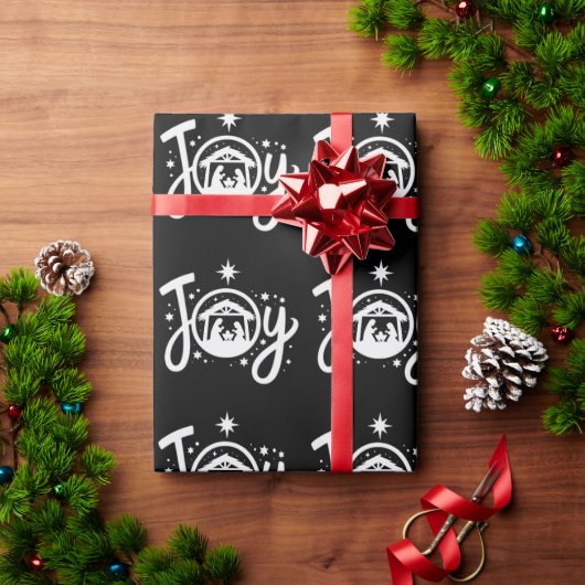 Kerstmis Kerstvreugde Jezus Kerststal Geloof Cadeaupapier (Feestdagen Geschenken)
