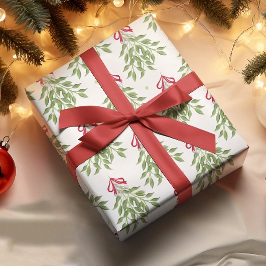Kerstmis Kerstwitbessen Kerstmis Inpakpapier