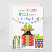 Kerstmis, keuken en cadeautjes op de winterdag in kaart (Voorkant)