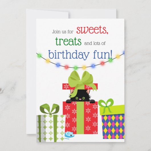 Kerstmis, keuken en cadeautjes op de winterdag in kaart (Voorkant)