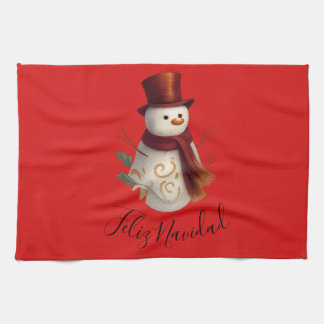 Kerstmis Keukenhanddoek - Feliz Navidad