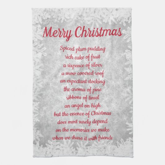 Kerstmis Keukenhanddoeken (Verticaal)