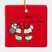 Kerstmis Kinder Cartoon Keramisch Ornament (Voorkant)