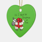 Kerstmis Kinder Cartoon Keramisch Ornament (Links)