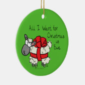 Kerstmis Kinder Cartoon Keramisch Ornament (Rechts)