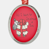 Kerstmis Kinder Cartoon Metalen Ornament (Links)