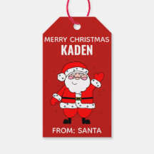 Kerstmis Kinder Cartoon Santa Red