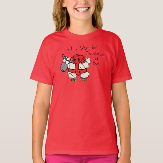 Kerstmis Kinder Cartoon T-shirt (Voorkant)