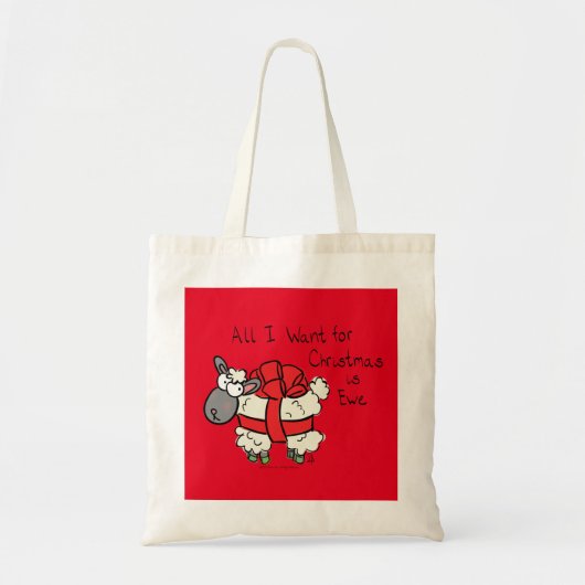 Kerstmis Kinder Cartoon Tote Bag (Voorkant)