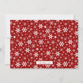 Kerstmis Kinder Funny Naughty List | Foto van de f Feestdagenkaart (Achterkant)