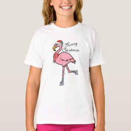 Kerstmis Kinder, Kerstmis vakantie Schattigee Flam T-shirt