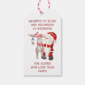 Kerstmis, Kinder voor kerstmis Cadeaulabel (Voorkant)