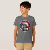 Kerstmis - Kinderen Basic Hanes T-Shirt (Voorkant volledig)