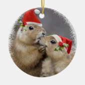 Kerstmis Kiss Ornament (Voorkant)