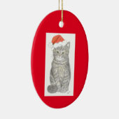 Kerstmis Kitten Ornament (Rechts)