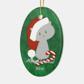 Kerstmis Kitten Ornament (Links)