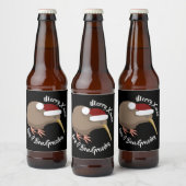 Kerstmis Kiwi Bier Etiket (Flessen)