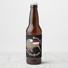 Kerstmis Kiwi Bier Etiket