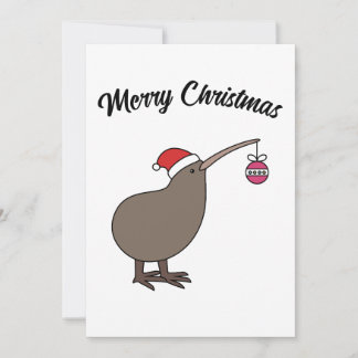 Kerstmis Kiwi Feestdagenkaart
