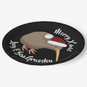 Kerstmis Kiwi Papieren Bordje (Gekanteld)