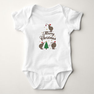 Kerstmis Kiwi Romper