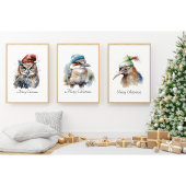 Kerstmis Kiwivogel, op maat gemaakt Poster