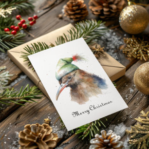 Kerstmis Kiwivogel, op maat Kaart