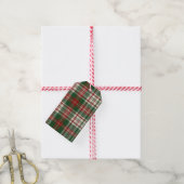 Kerstmis Klassiek Cadeaulabel (Met Touw)