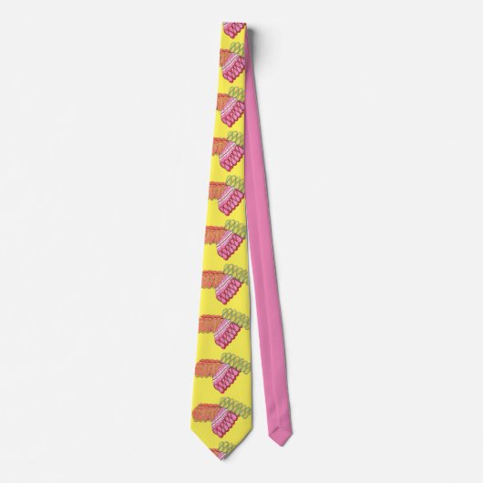 Kerstmis Klassiek Snoep Novelty Holiday Stropdas (Voorkant)