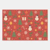 Kerstmis Klassieke Wrap Inpakpapier Vel (Voorkant 3)