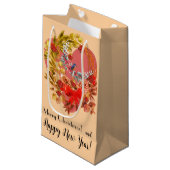 Kerstmis Klein Cadeauzakje (Voorkant Gekanteld)