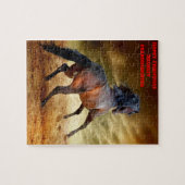 Kerstmis kleindochter. legpuzzel (Horizontaal)