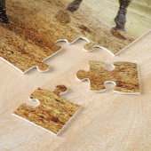 Kerstmis kleindochter. legpuzzel (Zijkant)