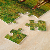 Kerstmis kleindochter. legpuzzel (Zijkant)