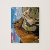 Kerstmis kleindochter. legpuzzel (Verticaal)