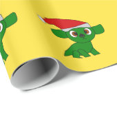 Kerstmis Kleine Draak inpakpapier (Rol Hoek)