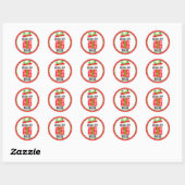 Kerstmis Kleine Zakelijke Sticker (Vel)