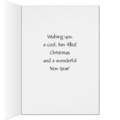 Kerstmis, kleinzoon, Fun Reindeer, Ho, Ho, Ho. (Binnen (Rechts))